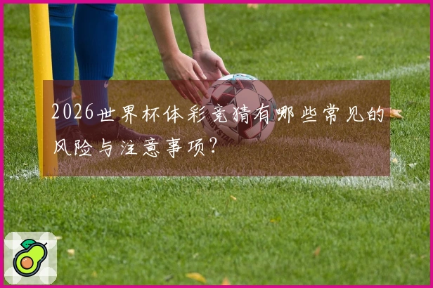 2026世界杯体彩竞猜有哪些常见的风险与注意事项？