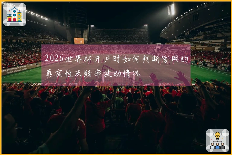 2026世界杯开户时如何判断官网的真实性及赔率波动情况